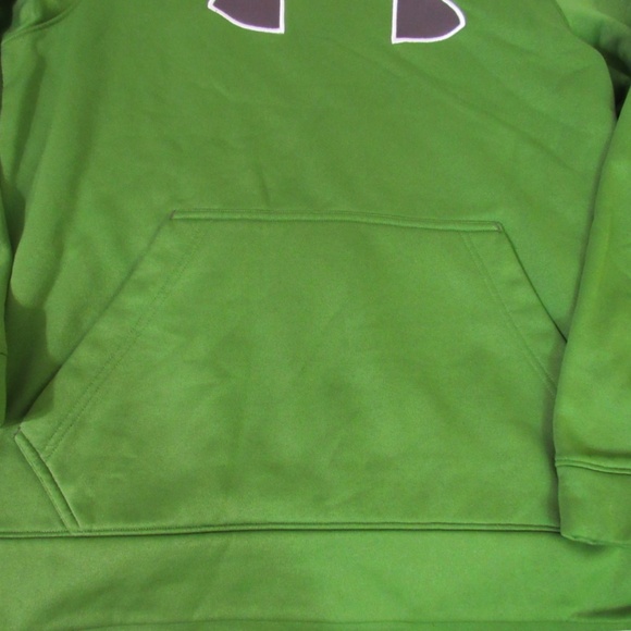 Under Armour Loose Green Mens Sz M Kanga Pocket Hoodie Sweatshirt - Picture 11 of 13